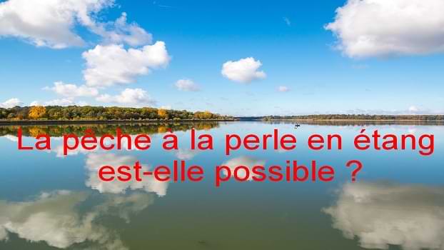 Peut-on pêcher à la perle dans les étangs